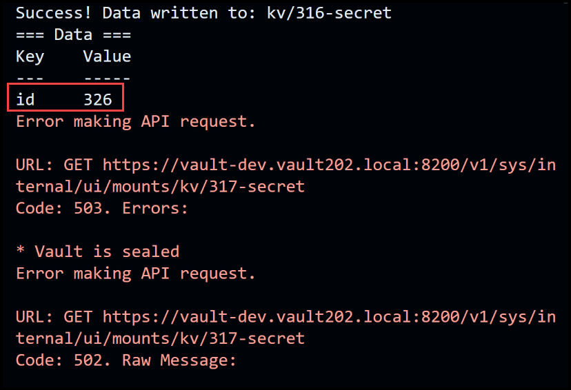 Losing data starting at id 326