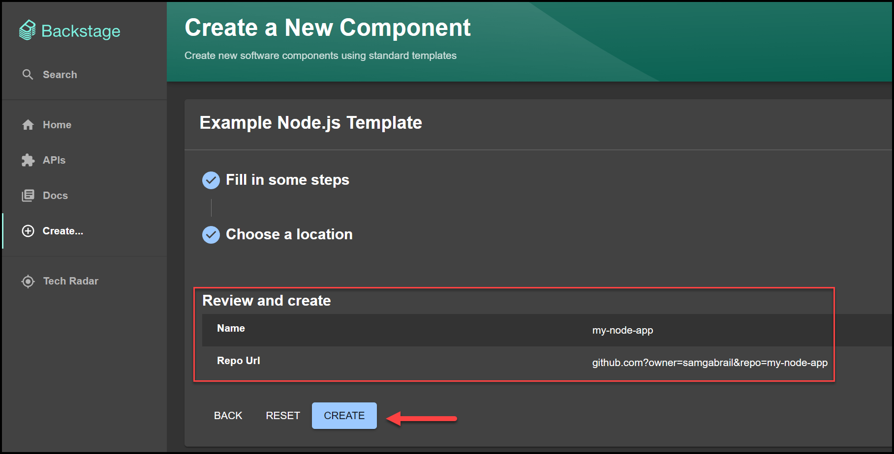 Review the New App Component