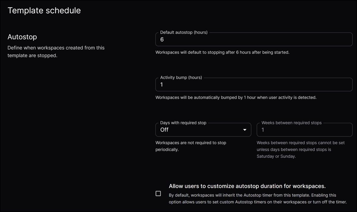 Coder's Auto-Stop Feature