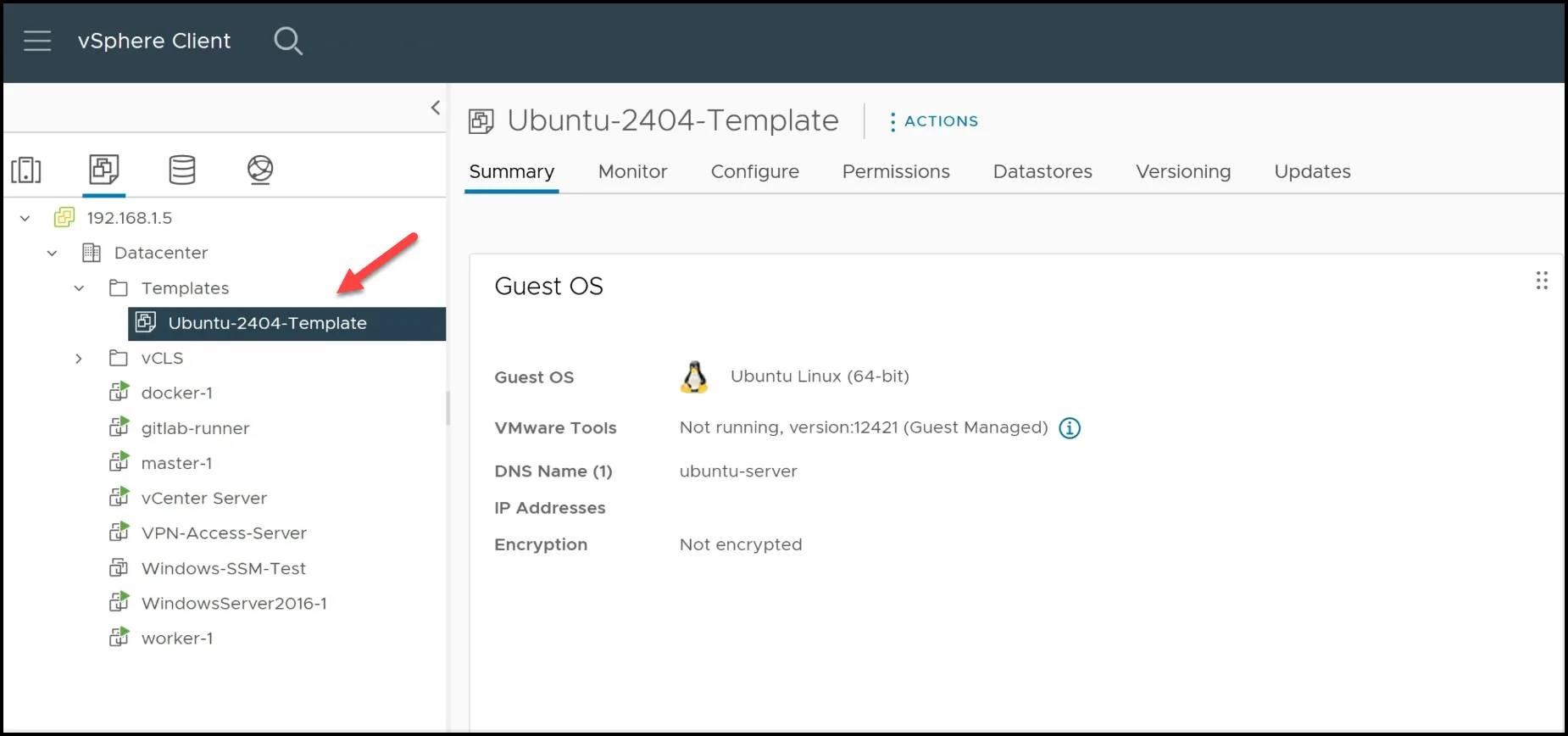 Packer Started a Ubuntu VM in vSphere