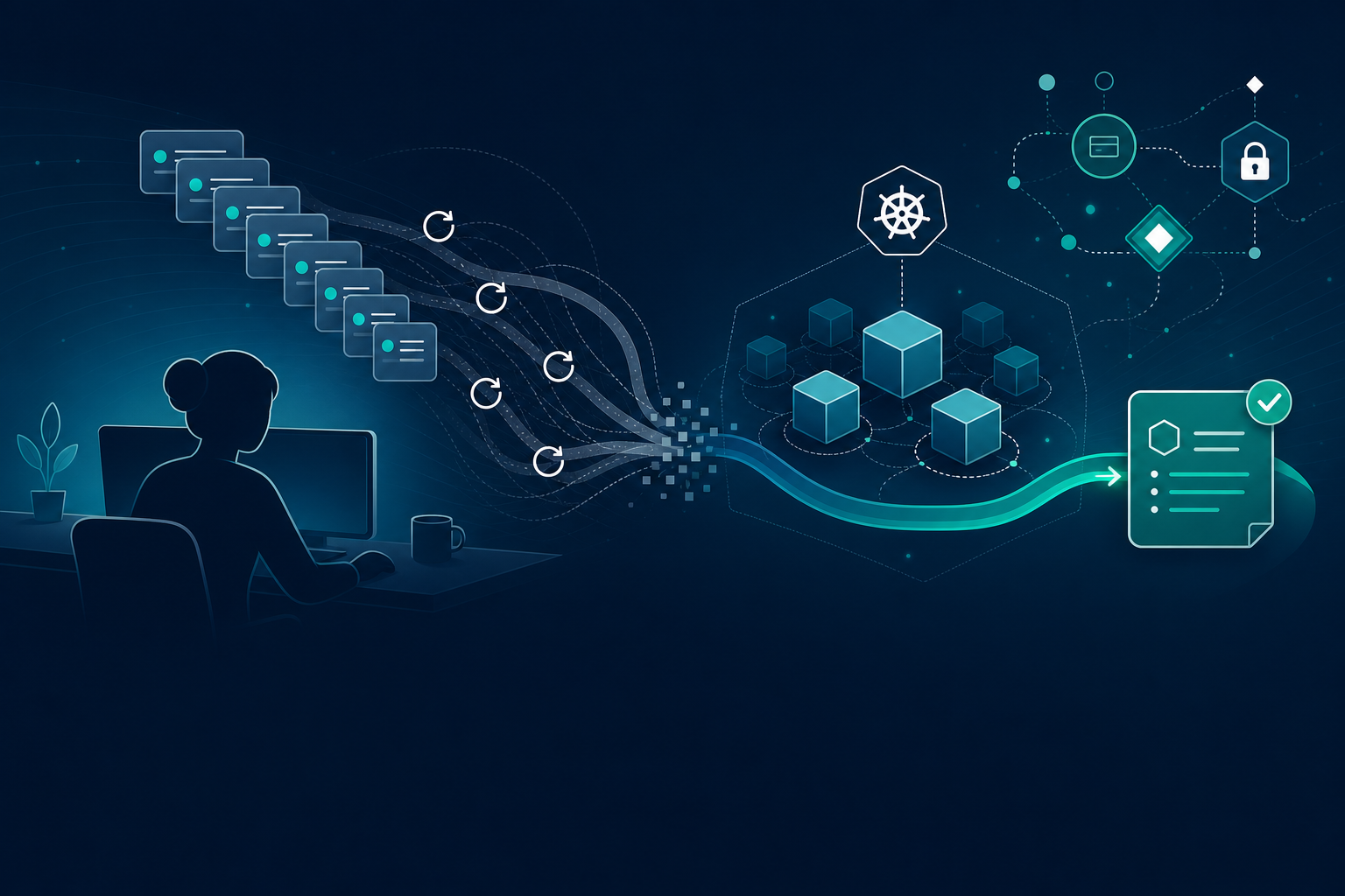 Platform engineer wiring custom Claude skill files to Kubernetes runbooks for faster cluster troubleshooting