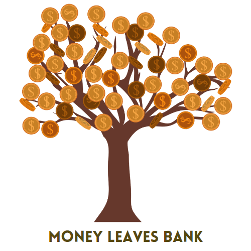 Money Leaves Bank Logo